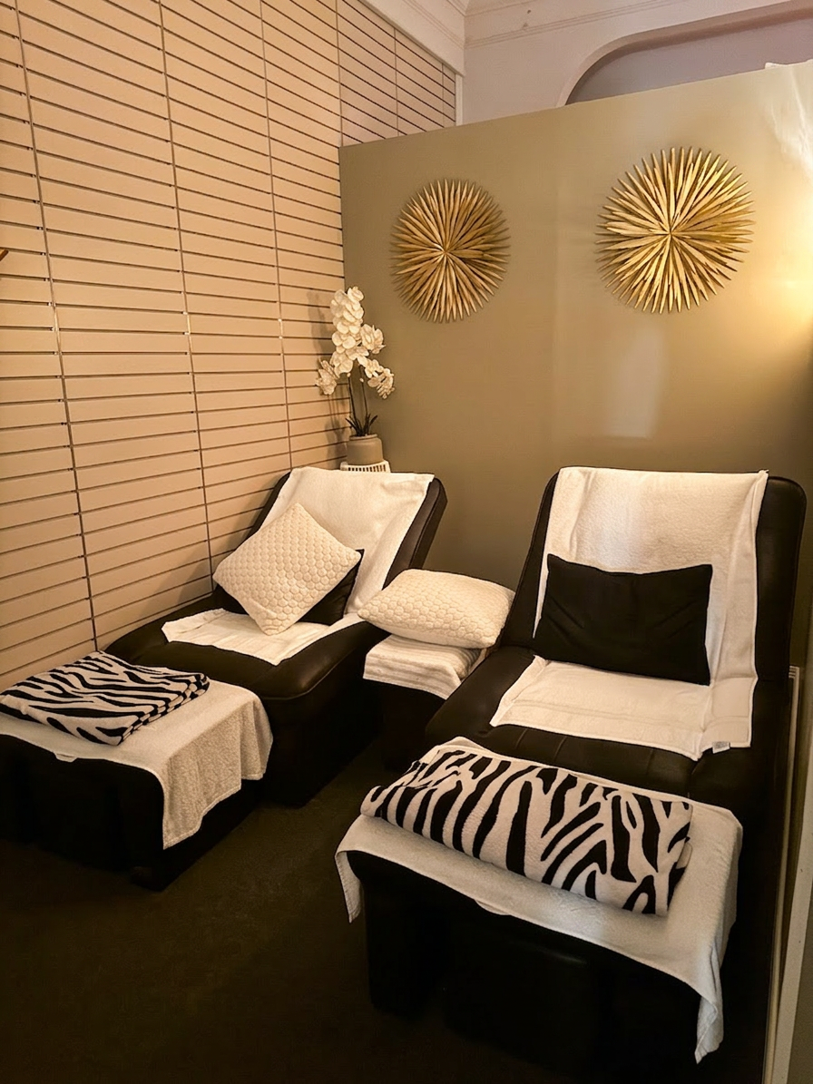 Reflexology recliner chairs at Foot Heaven in Danvers